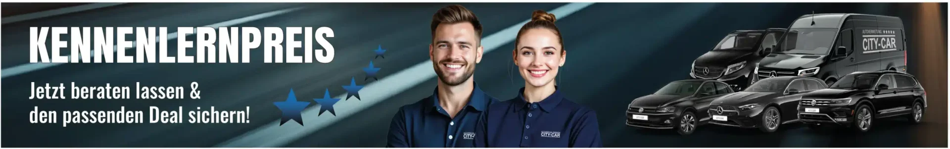 Jetzt Auto mieten zum Kenenlernpreis bei der Autovermietung CITY-CAR